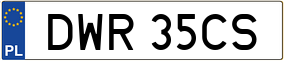 Truck License Plate